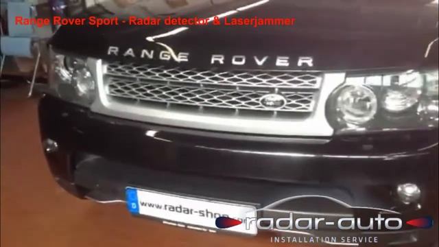 Range Rover Sport Detecteur de radar Service Radarwarner / Radar detector / Detecteurs de Radar смотреть онлайн