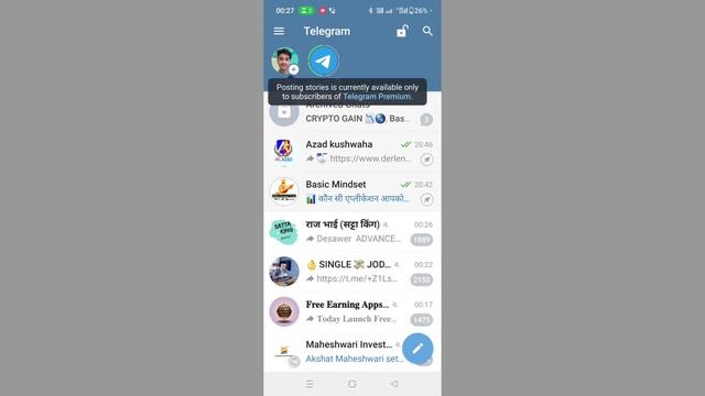Telegram story new update | telegram story option | telegram par story kaise lagaye смотреть онлайн