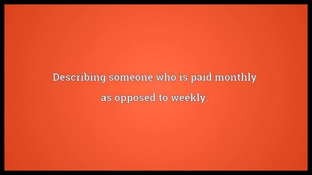 Salaried Meaning смотреть онлайн