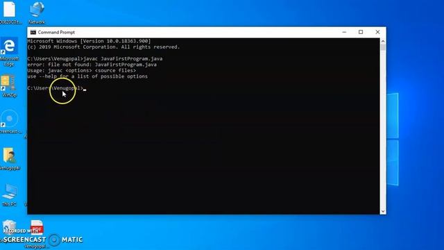 How to write Java First Program | Notepad | Compile | Run | Command Prompt смотреть онлайн