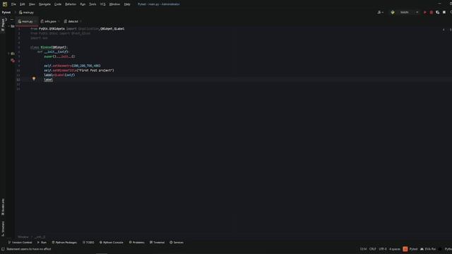 Create window PyQt6. Python PyQt смотреть онлайн