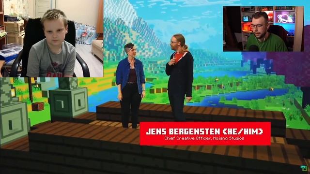 реакция на minecraft live 2023 смотреть онлайн