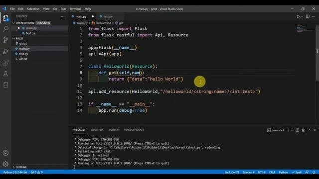 Make an API such that it could take string & int parame to pull out specific data from API in Pytho смотреть онлайн