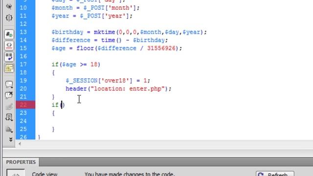 PHP: Age Verification (Part 2) смотреть онлайн