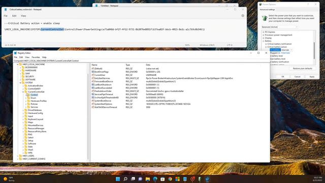 Critical Battery Action in Windows 11 - How to add SLEEP and DO NOTHING in Windows? Battery setting смотреть онлайн