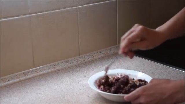 PASTEL O ROSCÓN De CEREZAS Con NUECES De NOGAL/ПИРОГ с ВИШНЕЙ и ГРЕЦКИМИ ОРЕХАМИ