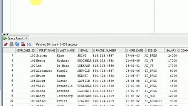 SQL 12c Tutorial 2 : SQL SELECT Statement with example смотреть онлайн