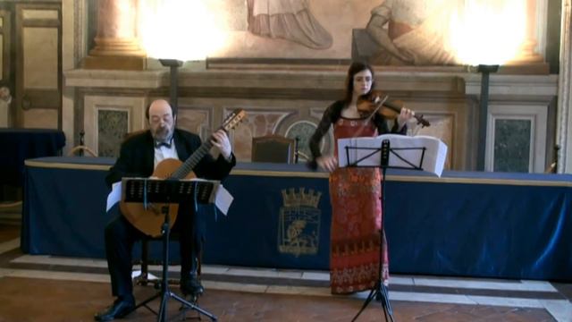 Paganini Sonata Concertata 1° tempo - Bernardi _ Taranto смотреть онлайн