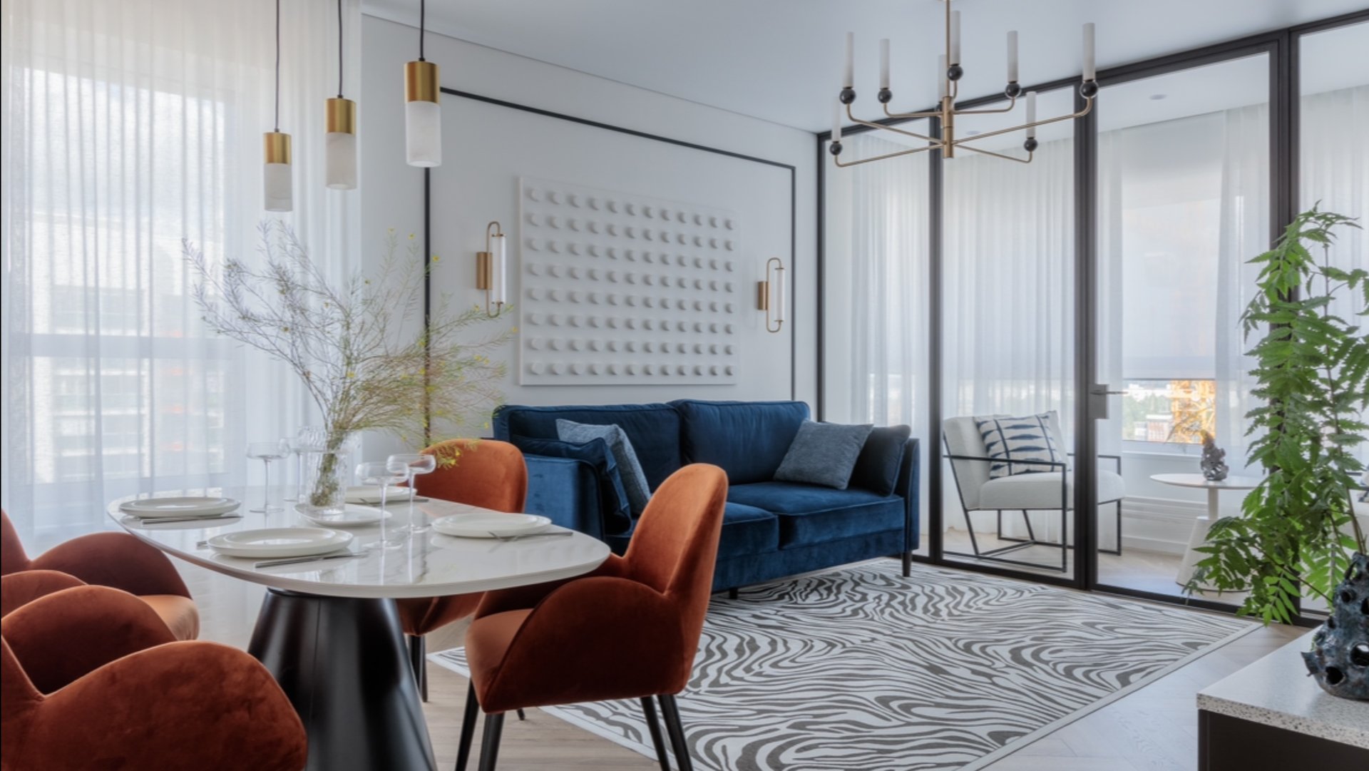 Реализованный проект от студии дизайна Новиковых | 3х-комнатная квартира смотреть онлайн