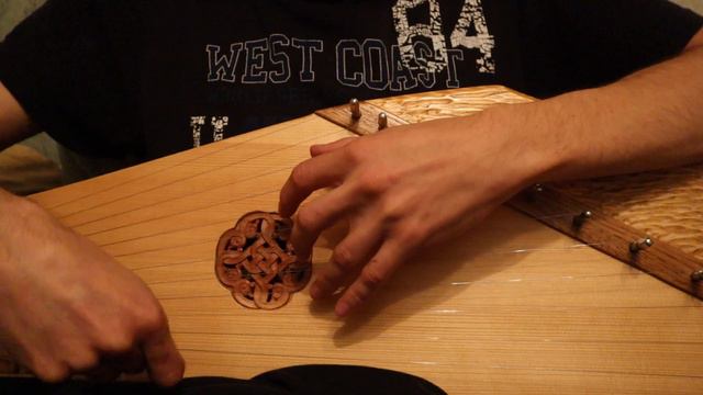 Крыловидные гусли Артёма Колесникова  12 струн  gusli