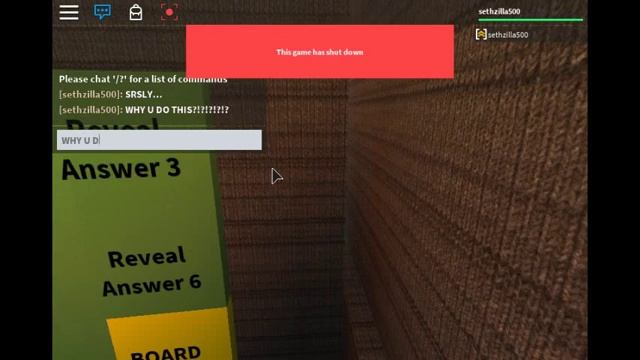 ROBLOX - This Game has Shut Down?!? смотреть онлайн