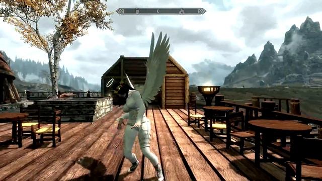 Танцы в Скайриме, Dance in Skyrim, Skyrim mod смотреть онлайн