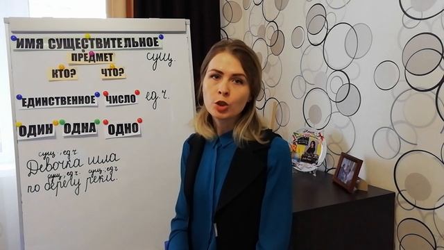 Имя существительное. Род и число имен существительных смотреть онлайн