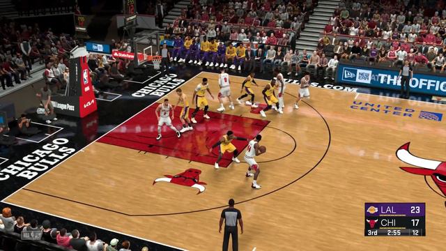 Обзор NBA 2K23 Los Angeles Lakers @ Chicago Bulls смотреть онлайн