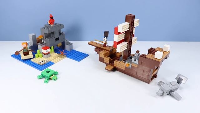 LEGO Minecraft The Pirate Ship Adventure Set Review 2019 смотреть онлайн