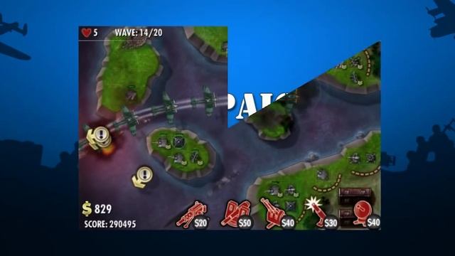 Chillingo Presents...iBomber Defense смотреть онлайн