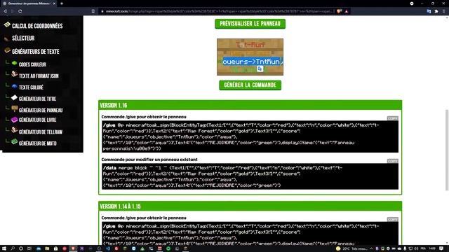 [Tuto Command Block] Créer un panneau customisé ! смотреть онлайн