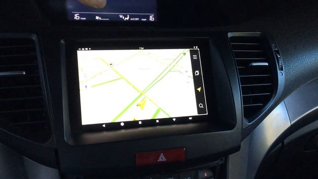 Планшет ASUS nexus 7 установленный в Honda Accord 8 CU2 смотреть онлайн