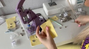 Купила пресс для установки люверсов и кнопок. Тестирую. Результатом не довольна!