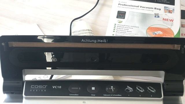 Ersteindruck CASO VC10 Vakuumierer - Erfahrung смотреть онлайн