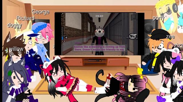 piggy react to piggy funny moments roblox (my an?•-•) смотреть онлайн