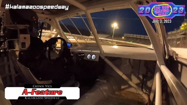 July 3, 2023 | Michael Sullins In-Car Camera | Crown Vic A-Feature | Kalamazoo Speedway смотреть онлайн