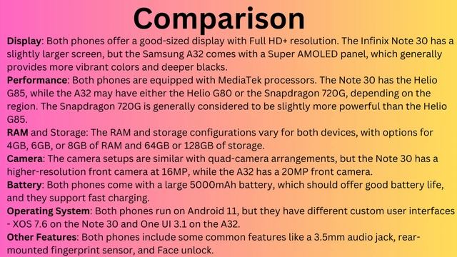 Samsung Galaxy A32 vs Infinix Note 30: Which is the Ultimate Smartphone? смотреть онлайн