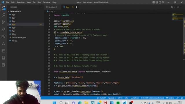 DataScience Assignment with Python M.tech IT From IIPS #6 Preparation phase to model the data смотреть онлайн