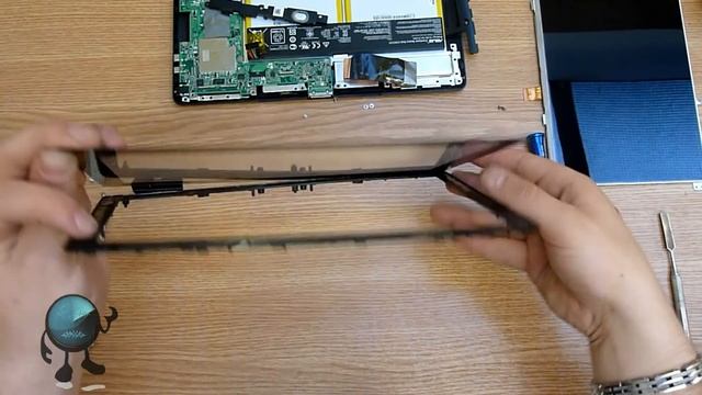 Asus Transformer Book T100 Touch Screen LCD Replacement Disassembly Instructions смотреть онлайн