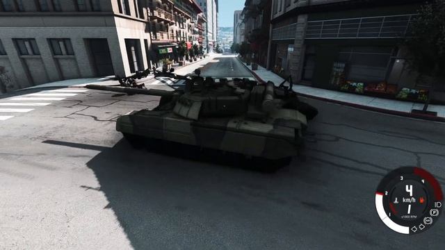 Tank vs. Toyota Land Cruiser Prado (REALISTIC RESHADE ULTRA GRAPHICS) смотреть онлайн