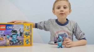 ЛЕГО РОБОТ Исследователь + РобоПёс 31062 - Видео для детей про Lego Creator. Даник и Лего