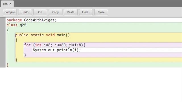 Program To Display The Multiplication Table Of 8 | Java Tutorial смотреть онлайн