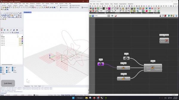 #3 Grasshopper 3d: Точки, Векторы, Плоскости