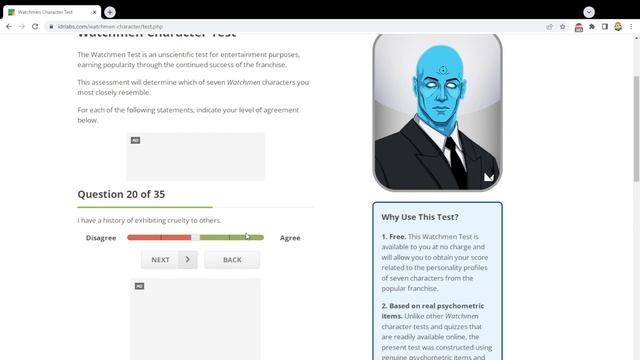 Which Watchmen Character am I? смотреть онлайн