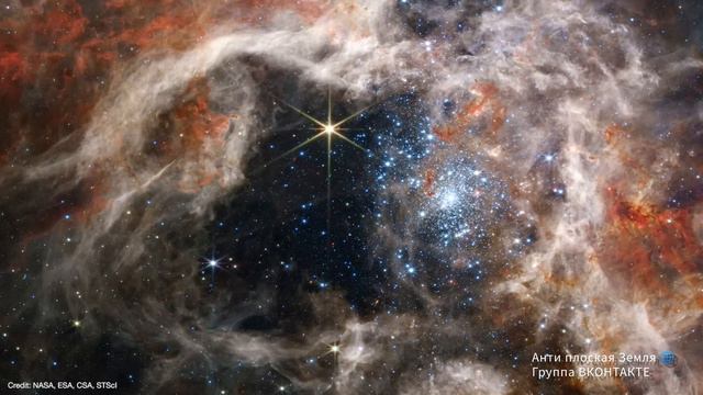 Туманность Тарантул от телескопа Джеймс Уэбб Tarantula Nebula Video from the James Webb Telescope смотреть онлайн