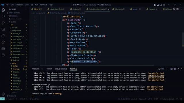 Order page Starbucks clone website ReactJS | #7 смотреть онлайн