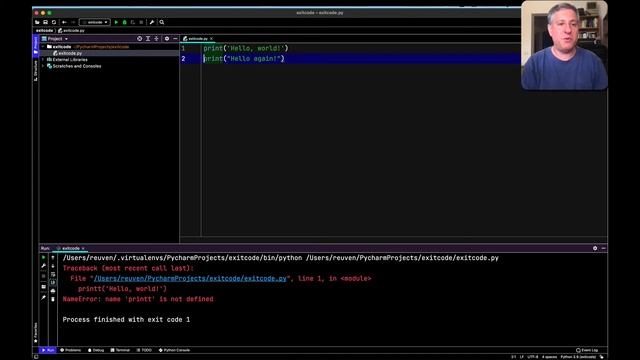 Python and exit codes смотреть онлайн