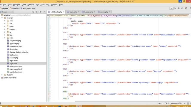 how to add books with image in LMS in PHP смотреть онлайн