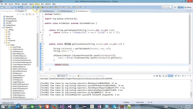 4 Framework Class for Handling Grid смотреть онлайн
