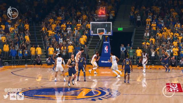 NBA Live 19 The One Career | NUT MEG BREAKS STEPH CURRY DOWN! GOLDEN STATE WARRIORS ARE DONE! смотреть онлайн