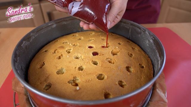 How to bake a Raspberry cake with cream - delicious, fruity, and fresh / Valentine's Day смотреть онлайн