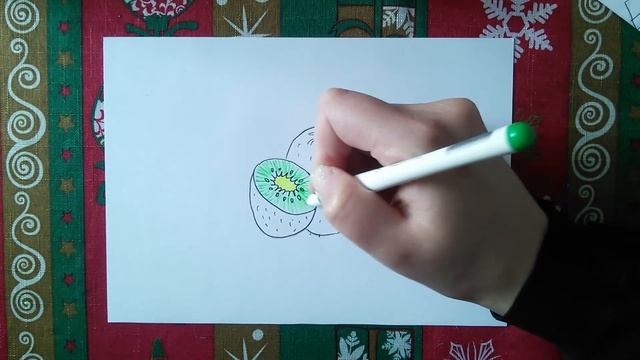 Как легко нарисовать киви смотреть онлайн