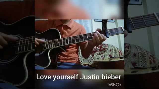 Justin bieber 'Love yourself' (cover by Donbok Lyngdoh )guitar finger freestyle смотреть онлайн