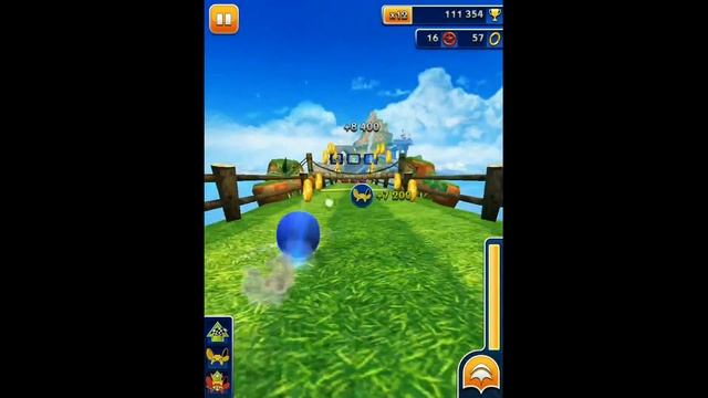 Sonic Dash! Новый множитель х7! Серия 21! Соник даш! Игра iPhone iPad смотреть онлайн