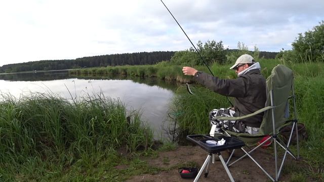 Рыбалка на Ильинском пруду и сломанНый фидер смотреть онлайн