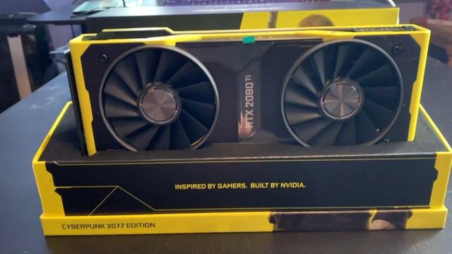 Nvidia Geforce RTX 2080 Ti Cyberpunk Edition Unboxing смотреть онлайн