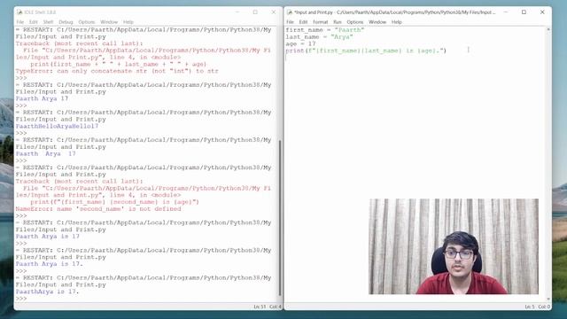 #4 - Input and Print in Python смотреть онлайн