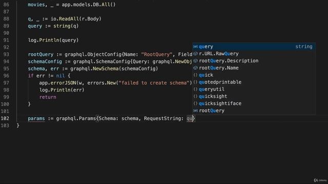 003 Handling the GraphQL request смотреть онлайн