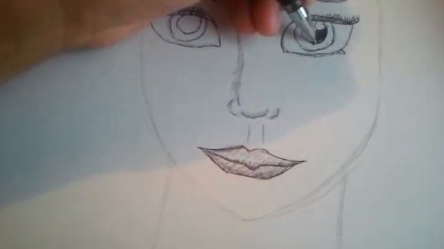 как нарисовать лицо человека смотреть онлайн