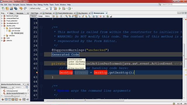 How to link JButton to a website смотреть онлайн